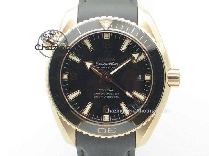 0204 Speedmaster YG RMF Best Edition YG Black Dial on YG Bracelet Lemania HW Durable 7725